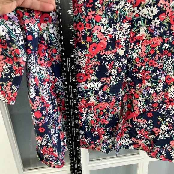 Chaps No Iron Blouse - 3/4th Sleeve - Picture 3 of 5